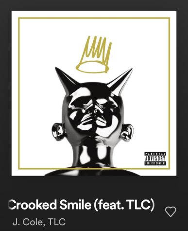 J. Coles Crooked Smile features as a student favorite. (Album cover photo sourced from Spotify)
