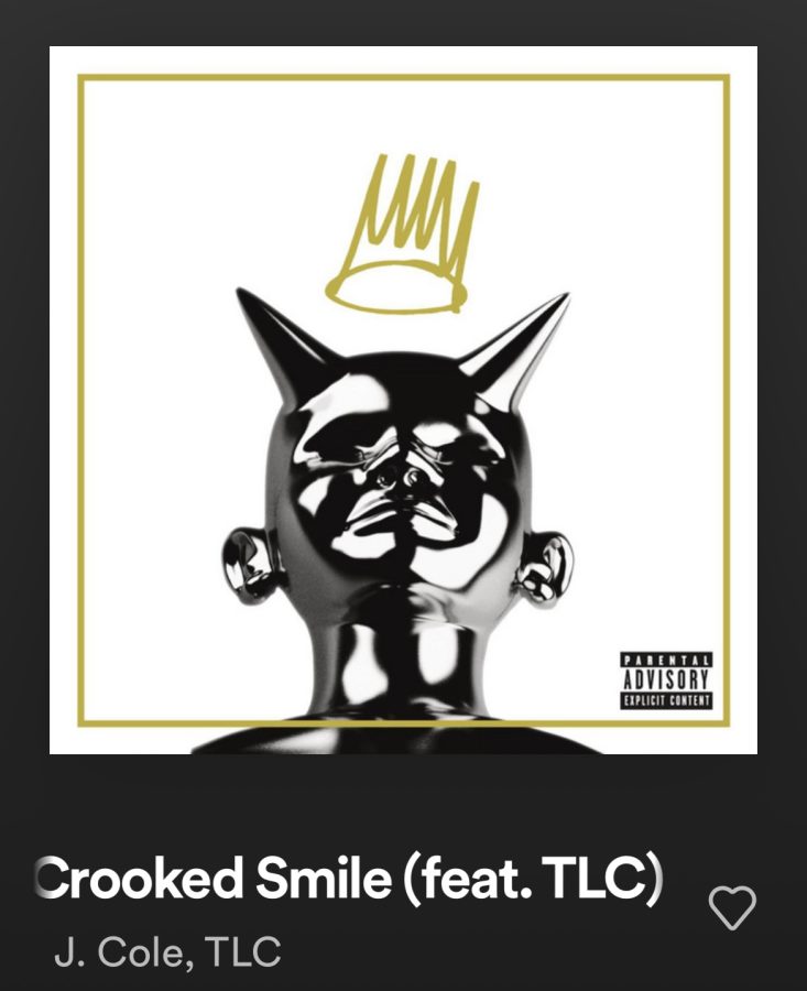 J.+Coles+Crooked+Smile+features+as+a+student+favorite.+%28Album+cover+photo+sourced+from+Spotify%29