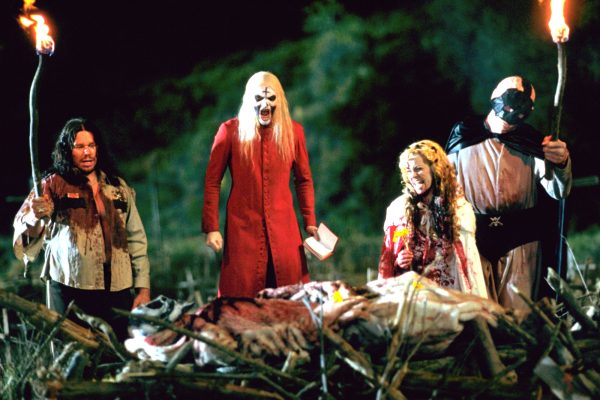 Photo still from HOUSE OF 1000 CORPSES; Chris Hardwick, Bill Moseley, Sheri Moon, 2003, (c) Lions Gate/courtesy Everett Collection.