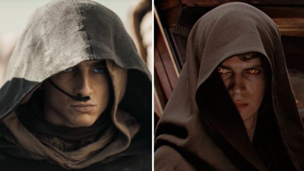 Paul Atreides and Anakin Skywalker compared side-by-side.