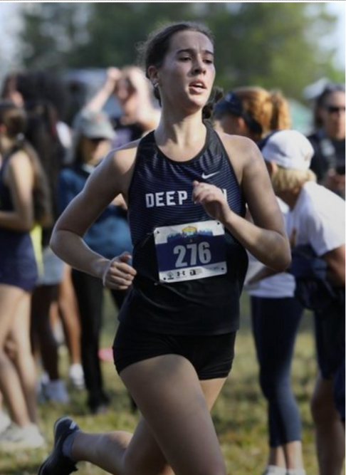 Cook competes in a race for the Fork Union Invitational.