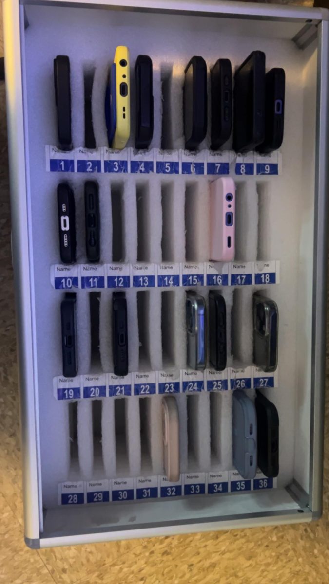 Deep Run currently uses this style of lockbox to hold students' phones until the end of the block. 